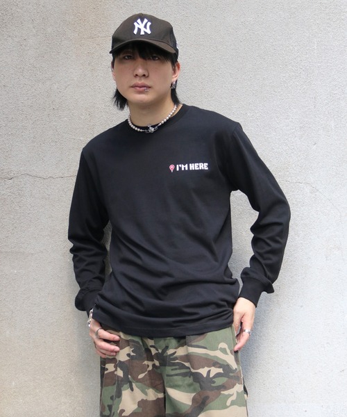 UNIT CHEST（ユニットチェスト）の「【UNIT CHEST】unique unisex long sleeve T-shirt/ユニークユニセックス ロンT OIF designer eggs コラボ where are you by kaamanisenanayake（Tシャツ/カットソー・レディース・ホワイト/杢グレー/ブラック・L/M/S）」の14枚目の写真