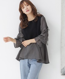 mysty woman | ベストドッキングブラウス 152989(シャツ/ブラウス)