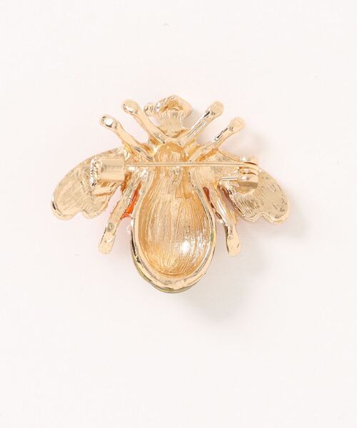 THEATRE PRODUCTS（シアタープロダクツ）の「ﾊﾁﾓﾁｰﾌﾌﾞﾛｰﾁ（ブローチ/コサージュ・レディース・オレンジ・FREE）」の2枚目の写真