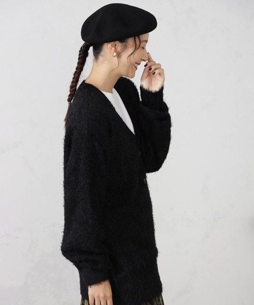 FOUND GOOD（ファウンドグッド）の「ベレーボウ（ハンチング/ベレー帽・レディース・ブラック/グレー系5/アイボリー/レッド系8・FREE）」の5枚目の写真