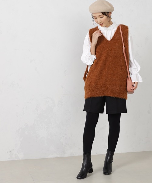 FOUND GOOD（ファウンドグッド）の「ベレーボウ（ハンチング/ベレー帽・レディース・ブラック/グレー系5/アイボリー/レッド系8・FREE）」の10枚目の写真