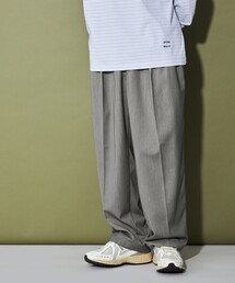 CITEN | <CITEN>ダブルクロス 2プリーツシェフパンツ(チノパンツ)