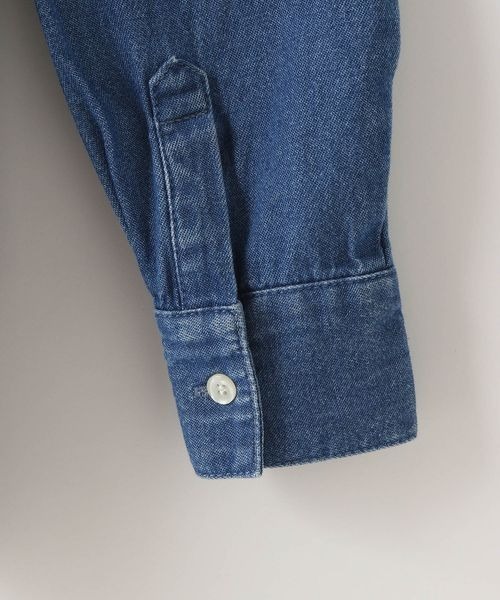 LOWRYS FARM（ローリーズファーム）の「デニムシャツ　 137074（シャツ/ブラウス・キッズ・ブルー・150cm/140cm/130cm/120cm/110cm）」の10枚目の写真
