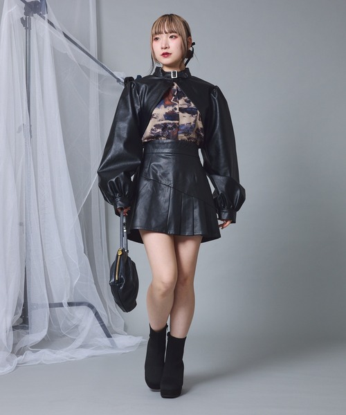 Mavie..7（メヴィセットゥ）の「【Mavie..7】ボレロジャケット（その他アウター・レディース・ブラック・FREE）」の7枚目の写真