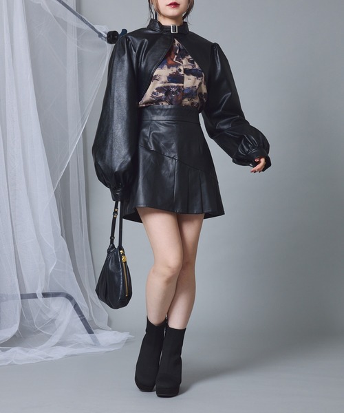 Mavie..7（メヴィセットゥ）の「【Mavie..7】ボレロジャケット（その他アウター・レディース・ブラック・FREE）」の8枚目の写真