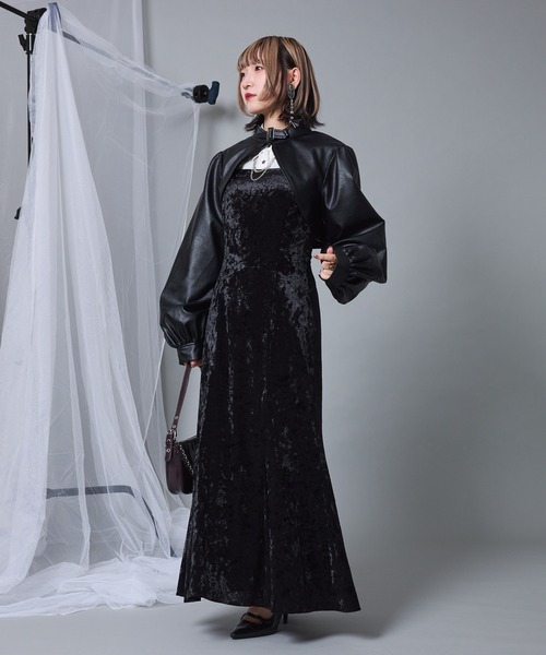 Mavie..7（メヴィセットゥ）の「【Mavie..7】ボレロジャケット（その他アウター・レディース・ブラック・FREE）」の13枚目の写真