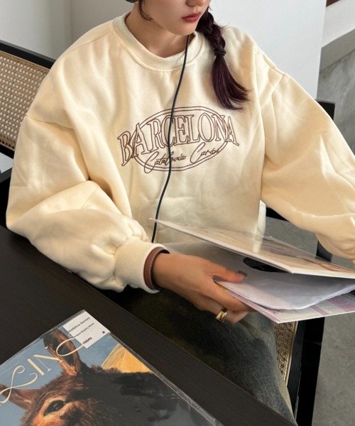 efill（エフィル）の「ロゴスウェット（スウェット・レディース・ベージュ・FREE）」の17枚目の写真