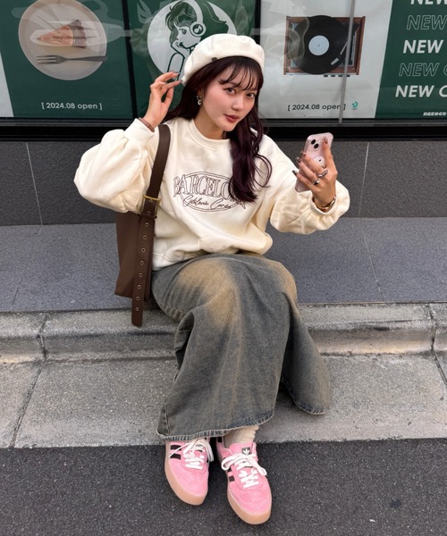 efill（エフィル）の「ロゴスウェット（スウェット・レディース・ベージュ・FREE）」の16枚目の写真