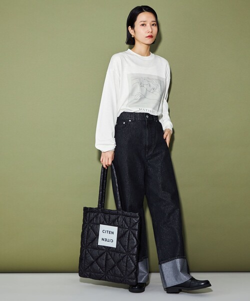 tシャツ BONNE ETOILE ロンTEE レディース CITEN（シテン）の「＜CITEN＞フレンチアートグラフィックロンT