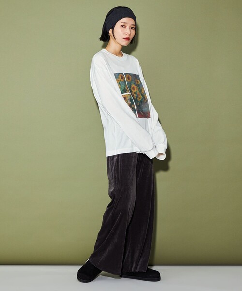 tシャツ BONNE ETOILE ロンTEE レディース marvelous by Pierrot Tシャツ カットソー ロンT ロゴT