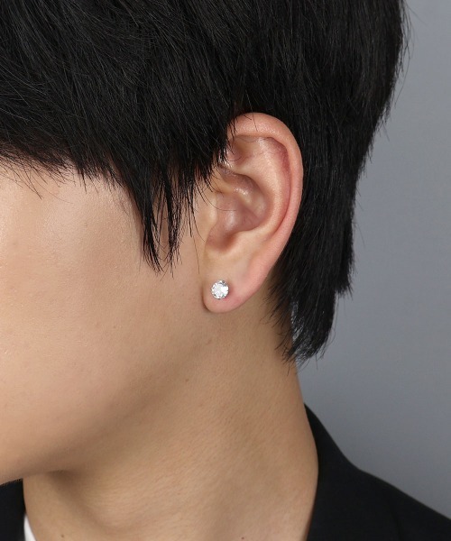 Delfina Delettrez ピアス （片耳用） キュービック ボディピアス 16G (片耳用) / サージカル