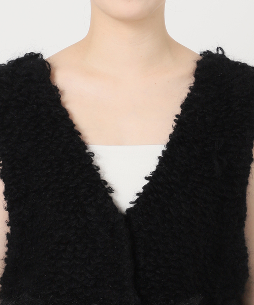 IENA（イエナ）の「RITTO/リット ROOP FUR VEST ベスト 202490-FT（ベスト・レディース・ブラック/ベージュ・FREE）」の20枚目の写真