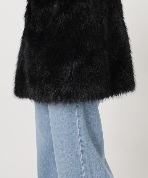 IENA（イエナ）の「RITTO/リット ROOP FUR VEST ベスト 202490-FT（ベスト・レディース・ブラック/ベージュ・FREE）」の10枚目の写真