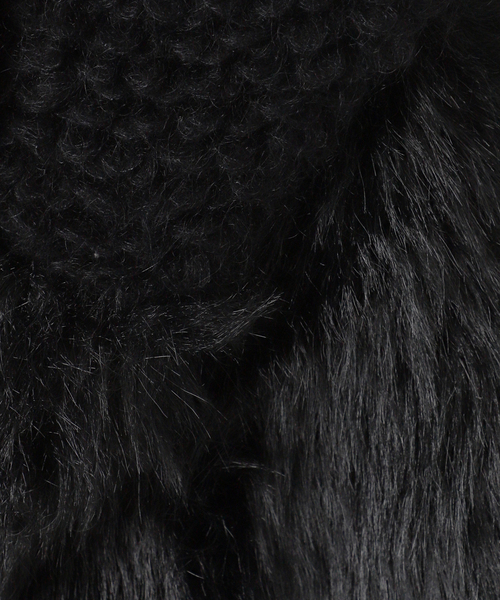 IENA（イエナ）の「RITTO/リット ROOP FUR VEST ベスト 202490-FT（ベスト・レディース・ブラック/ベージュ・FREE）」の15枚目の写真