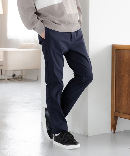 GLOBAL WORK（グローバルワーク）の「スゴラクストレッチスリムパンツ＋WARM/115907（その他パンツ・メンズ・ブラック/ベージュ/ネイビー/チャコール/グレー・X-SMALL/SMALL/MEDIUM/LARGE/X-LARGE/XX-LARGE）」の5枚目の写真