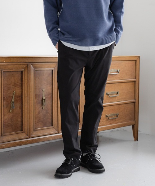 GLOBAL WORK（グローバルワーク）の「スゴラクストレッチスリムパンツ＋WARM/115907（その他パンツ・メンズ・ブラック/ベージュ/ネイビー/チャコール/グレー・X-SMALL/SMALL/MEDIUM/LARGE/X-LARGE/XX-LARGE）」の2枚目の写真