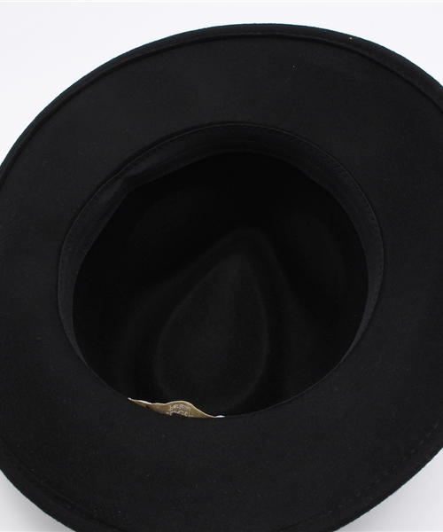 Discoat Parisien（ディスコートパリシアン）の「プレート付中折ハット（ハット・レディース・ブラック/ベージュ/ブラウン/グレー・ﾌﾘ-）」の7枚目の写真