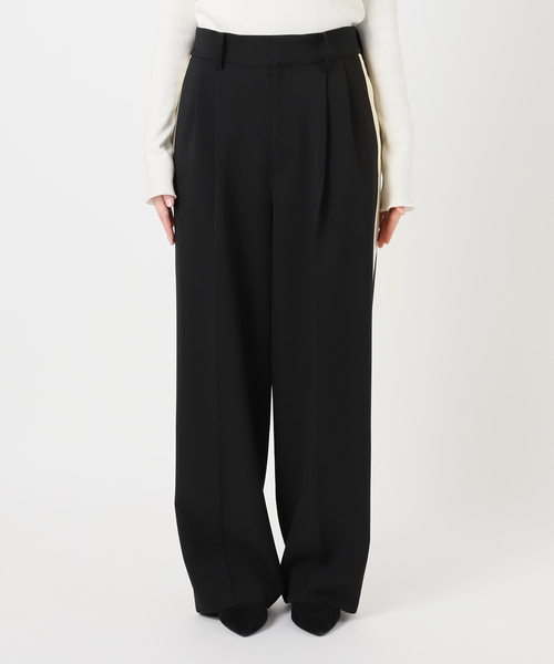 journal standard L'essage（ジャーナルスタンダードレサージュ）の「PE/ツイルラインパンツ2（スラックス・レディース・グレー/ブラック・36/38）」の11枚目の写真