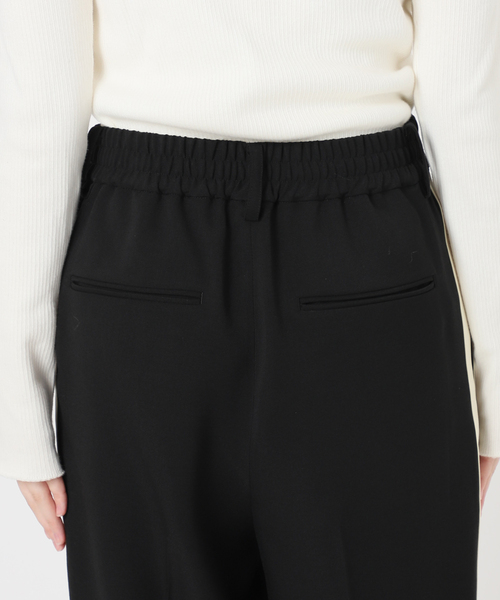 journal standard L'essage（ジャーナルスタンダードレサージュ）の「PE/ツイルラインパンツ2（スラックス・レディース・グレー/ブラック・36/38）」の14枚目の写真