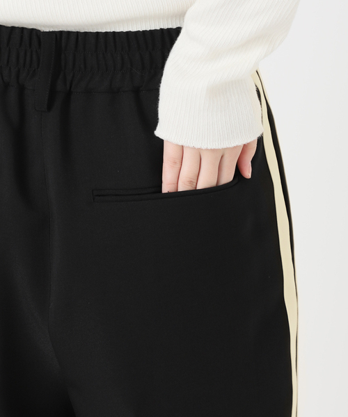 journal standard L'essage（ジャーナルスタンダードレサージュ）の「PE/ツイルラインパンツ2（スラックス・レディース・グレー/ブラック・36/38）」の15枚目の写真