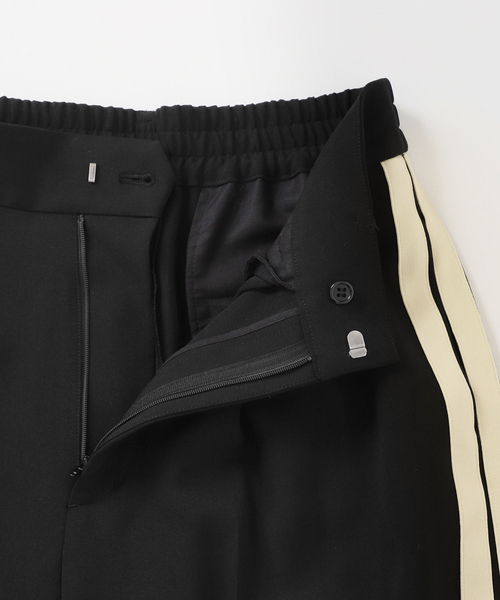 journal standard L'essage（ジャーナルスタンダードレサージュ）の「PE/ツイルラインパンツ2（スラックス・レディース・グレー/ブラック・36/38）」の22枚目の写真