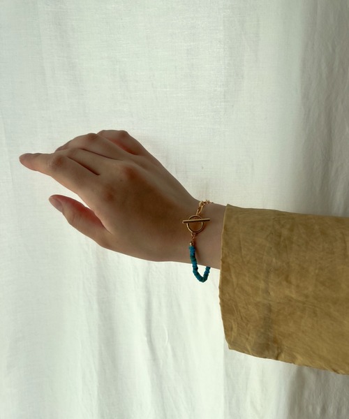 【CaitlynMinimalist】デュオビーズチェーンブレスレット国内発! Amazon.co.jp: CAITLYNMINIMALIST デュオビーズチェーン 重ね