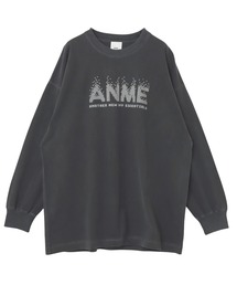 ANMEピクセルロゴプリント長袖Tシャツ