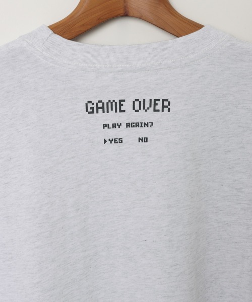 ANME(アンメ)の「ANMEピクセルロゴプリント長袖Tシャツ(Tシャツ/カットソー・レディース・オートミール/ブラック系/オフホワイト/ブラック系その他・M/L)」の18枚目の写真