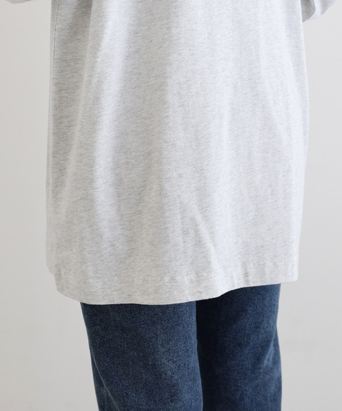 ANME(アンメ)の「ANMEピクセルロゴプリント長袖Tシャツ(Tシャツ/カットソー・レディース・オートミール/ブラック系/オフホワイト/ブラック系その他・M/L)」の14枚目の写真