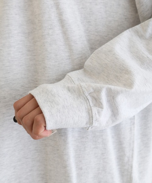ANME(アンメ)の「ANMEピクセルロゴプリント長袖Tシャツ(Tシャツ/カットソー・レディース・オートミール/ブラック系/オフホワイト/ブラック系その他・M/L)」の13枚目の写真