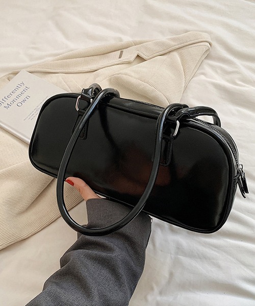 セール】HALEY PESCA/レザー調 スクエアボストンバッグ（ボストン