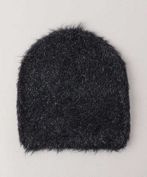BEAUTY&YOUTH UNITED ARROWS(ビューティーアンドユースユナイテッドアローズ)の「ラメ ニットキャップ(ニットキャップ/ビーニー・レディース・グレー/ブラック・FREE)」の2枚目の写真