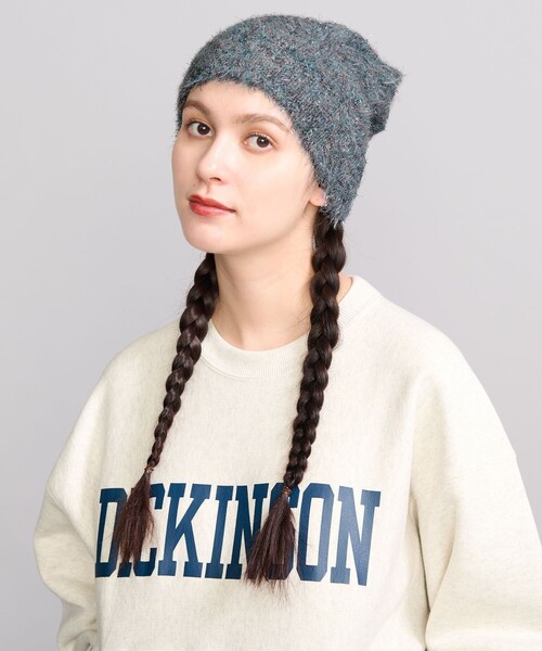 BEAUTY&YOUTH UNITED ARROWS(ビューティーアンドユースユナイテッドアローズ)の「ラメ ニットキャップ(ニットキャップ/ビーニー・レディース・グレー/ブラック・FREE)」の3枚目の写真