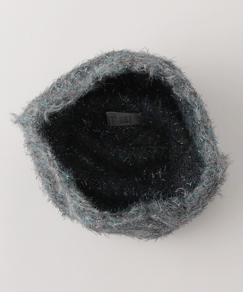 BEAUTY&YOUTH UNITED ARROWS(ビューティーアンドユースユナイテッドアローズ)の「ラメ ニットキャップ(ニットキャップ/ビーニー・レディース・グレー/ブラック・FREE)」の6枚目の写真
