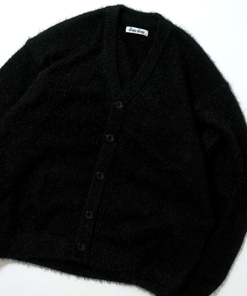 Soupy Soupy(スーピースーピー)の「【Soupy Soupy】mohair like shaggy knit cardigan/モヘアライク シャギーニット カーディガン(カーディガン/ボレロ・メンズ・ホワイト/レッド/ブラック・L/M)」の5枚目の写真