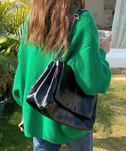 Miniministore(ミニミニストア)の「レトロ風バッグ ショルダーバッグ 韓国風(ショルダーバッグ・レディース・ブラック・FREE)」の9枚目の写真