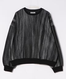 Soupy Soupy（スーピースーピー）の「stripe shaggy knit pullover/ストライプ シャギーニット プルオーバー（ニット/セーター）」