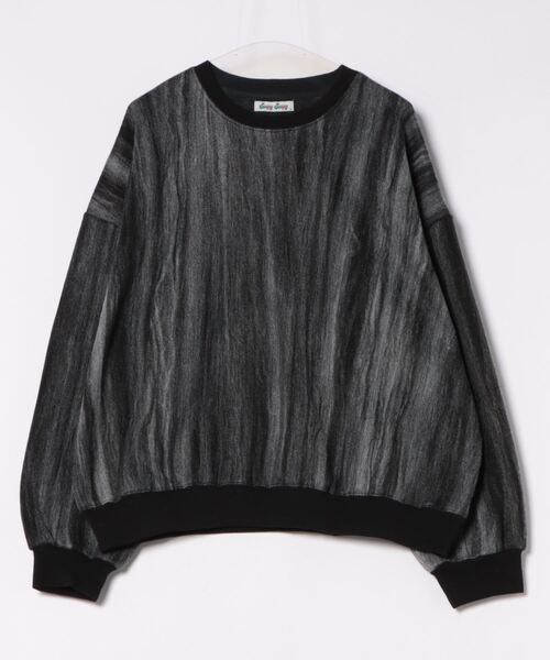 【セール】stripe shaggy knit pullover/ストライプ シャギーニット プルオーバー(ニット/セーター)|Soupy Soupy(スーピースーピー)