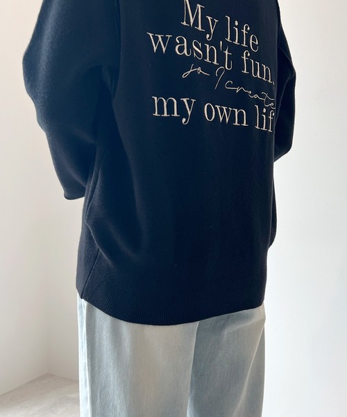 ★送料・関税込★FALLETT★FLAP POINT SWEATSHIRT★ SLY | OFF SHOULDER 2P トップス (ニット ) |SHEL'TTER WEBSTORE