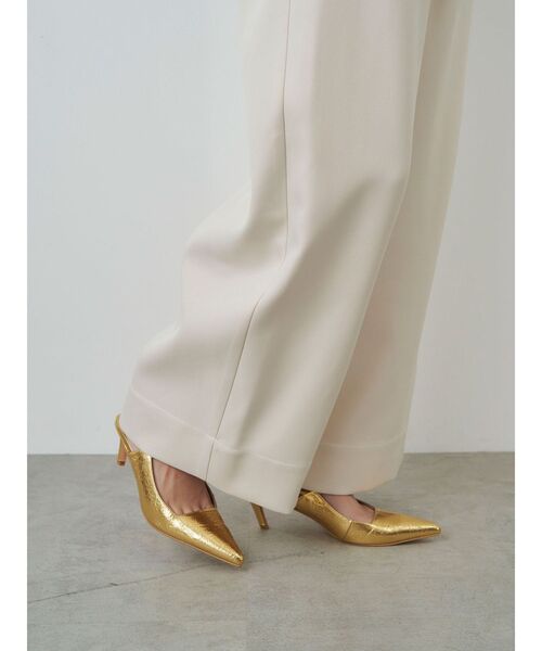 ELENDEEK(エレンディーク)の「タックワイドレッグパンツ(その他パンツ・レディース・ブラック/オフホワイト/ベージュ・01/02)」の12枚目の写真