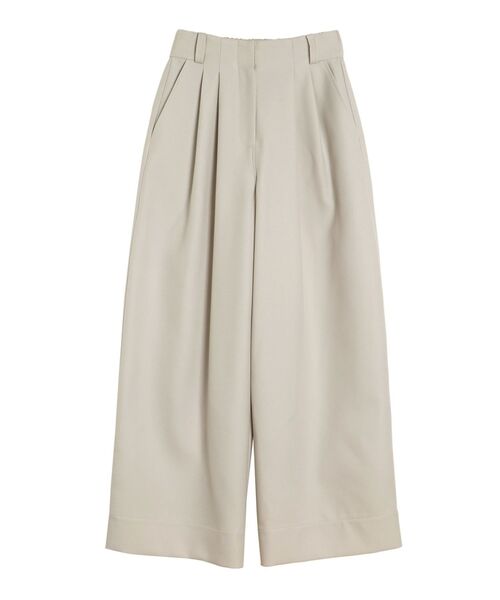 ELENDEEK(エレンディーク)の「タックワイドレッグパンツ(その他パンツ・レディース・ブラック/オフホワイト/ベージュ・01/02)」の22枚目の写真