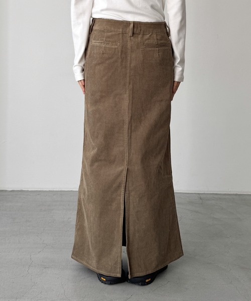 CANAL JEAN（キャナルジーン）の「RED CHOP WORKS　コーデュロイロングスカート（スカート・レディース・ベージュ/チャコールグレー・34/36/38）」の11枚目の写真