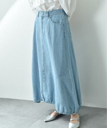 INTERPLANET | ドロストコクーンデニムスカート(デニムスカート)