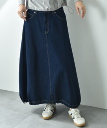 ドロストコクーンデニムスカート