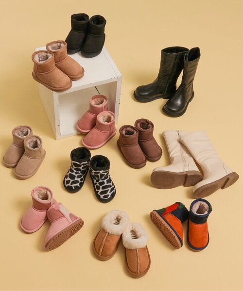 BREEZE(ブリーズ)の「ミドルブーツ(ブーツ・キッズ・ベージュ/ブラック・20/18/16/17/19)」の8枚目の写真