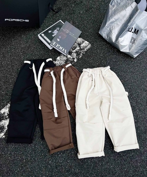 aimoha(アイモハ)の「【aimoha-KIDS-】ワイドカーゴパンツ(カーゴパンツ・キッズ・ブラック/ブラウン/オフホワイト・110/120/130/140/150/160)」の10枚目の写真