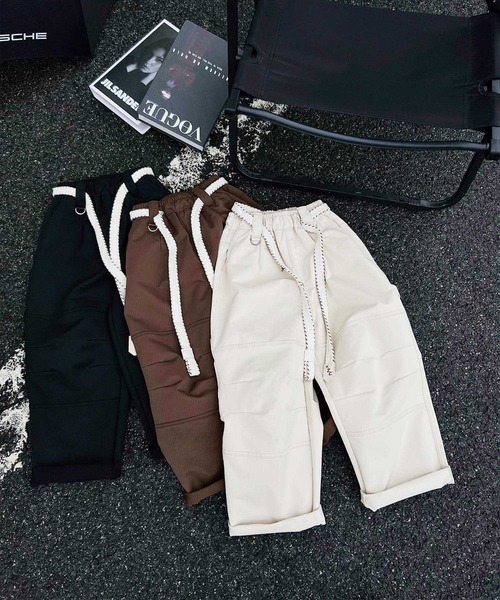aimoha(アイモハ)の「【aimoha-KIDS-】ワイドカーゴパンツ(カーゴパンツ・キッズ・ブラック/ブラウン/オフホワイト・110/120/130/140/150/160)」の9枚目の写真