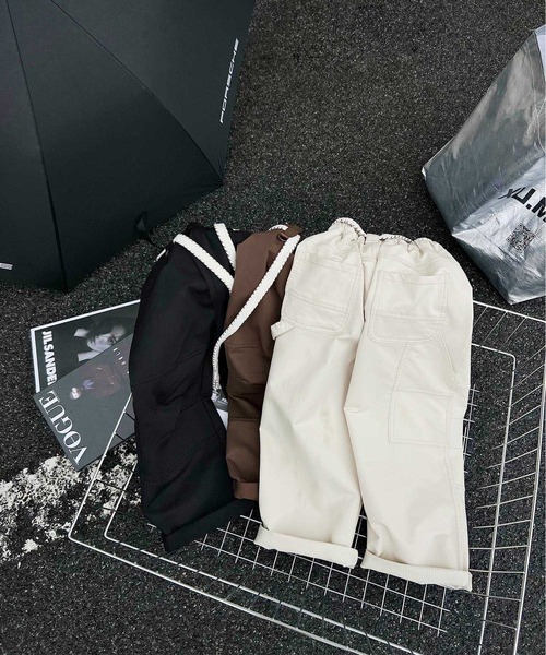aimoha(アイモハ)の「【aimoha-KIDS-】ワイドカーゴパンツ(カーゴパンツ・キッズ・ブラック/ブラウン/オフホワイト・110/120/130/140/150/160)」の8枚目の写真