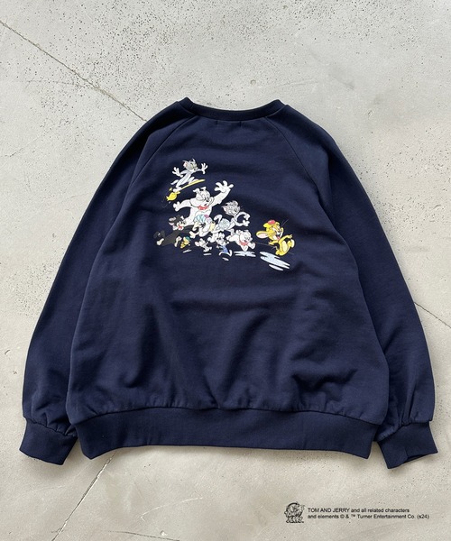 kutir（クティール）の「【トムとジェリー/Tom and Jerry】バックデザインスウェット】（スウェット・レディース・杢グレー/オフホワイト/ネイビー・FREE）」の16枚目の写真