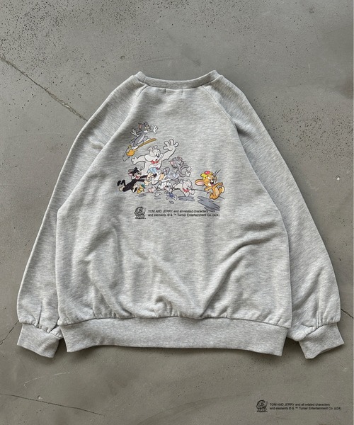 kutir（クティール）の「【トムとジェリー/Tom and Jerry】バックデザインスウェット】（スウェット・レディース・杢グレー/オフホワイト/ネイビー・FREE）」の9枚目の写真